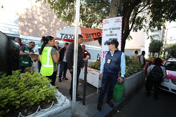 El operativo abarcó las calles Lamartine, Horacio, Temístocles y Heráclito. Foto: Especial