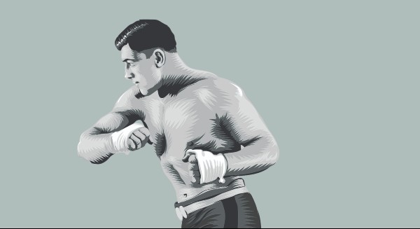 Se llamaba Primo Carnera, era italiano y poseía
un físico impresionante. Ilustración: Allan G. Ramírez