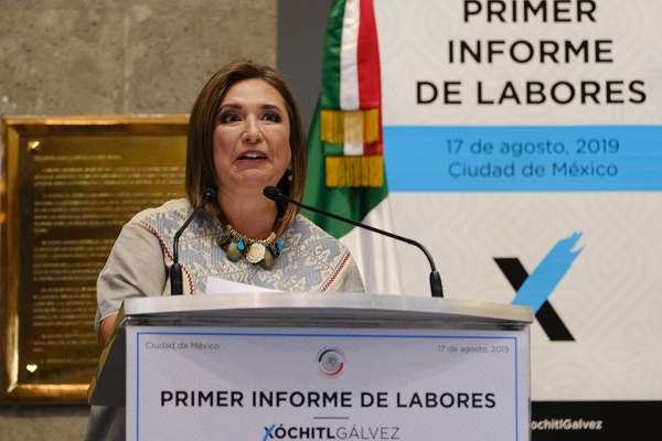 La legisladora señaló lo anterior en el marco de la presentación de su informe en torno a su primer año de labor legislativa. Foto: Especial