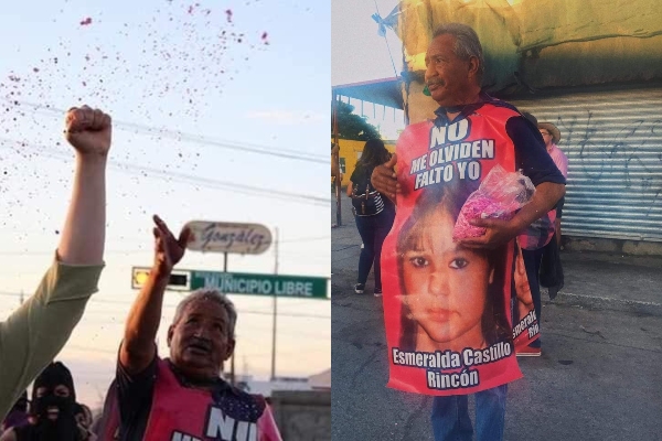El pasado 12 de agosto un grupo de mujeres arrojó diamantina a Jesús Orta, desde entonces se viralizó arrojar diamantina en forma de protesta. Foto: Especial.