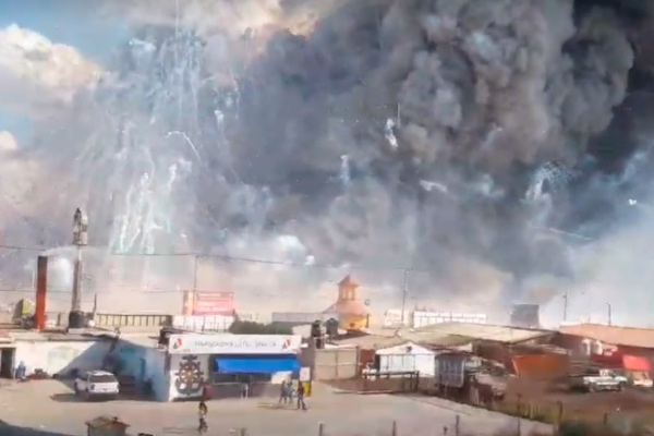 En lo que van de 2019, se han reportado tres explosiones en Tultepec.
Foto: Especial