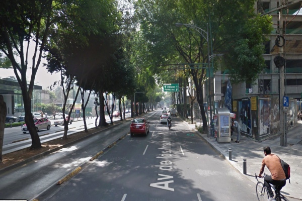 Reporte vial CDMX: Avenida Insurgentes sur. Foto: Google Maps