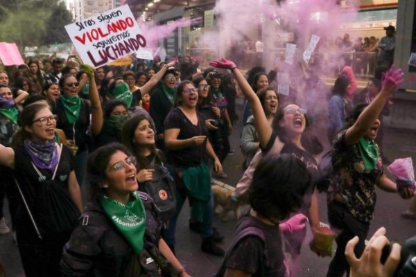 La marea verde llegó a México en 2018.
Foto: Twitter