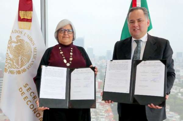 Graciela Márquez Colín, secretaria de Economía, y Santiago Nieto Castillo, titular de la Unidad de Inteligencia Financiera (UIF). Foto: Cuartoscuro