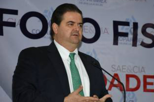 Reginaldo Esquer, presidente de la comisión fiscal de la Coparmex. Foto: Especial.