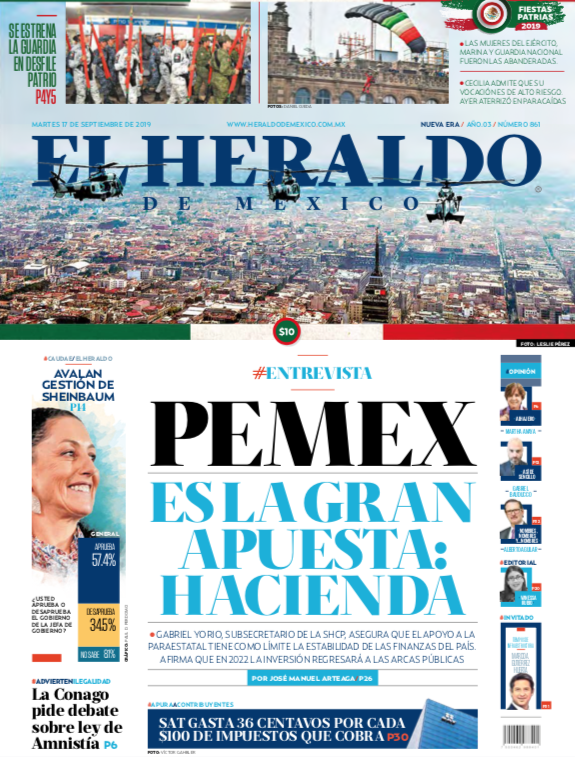 Martes 17 de septiembre de 2019
