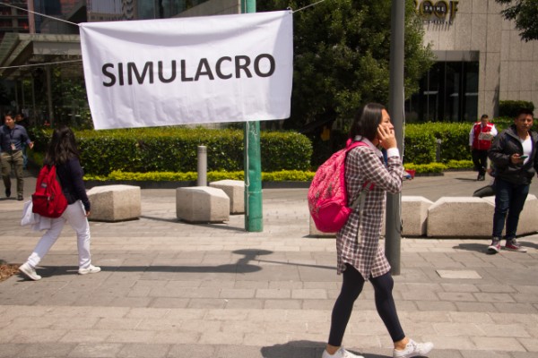 Durante el macrosimulacro 2019 sonará la alerta sísmica. Foto: Cuartoscuro