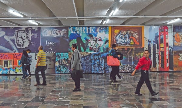 GALERÍA. Con 18 mil metros, la estación Hidalgo
tiene la exhibición más grande del mundo. Foto: Daniel Ojeda