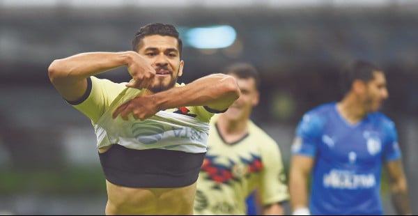 DOBLETE. Henry Martín, presente en el juego 3,500 del América. Foto: Mexsport