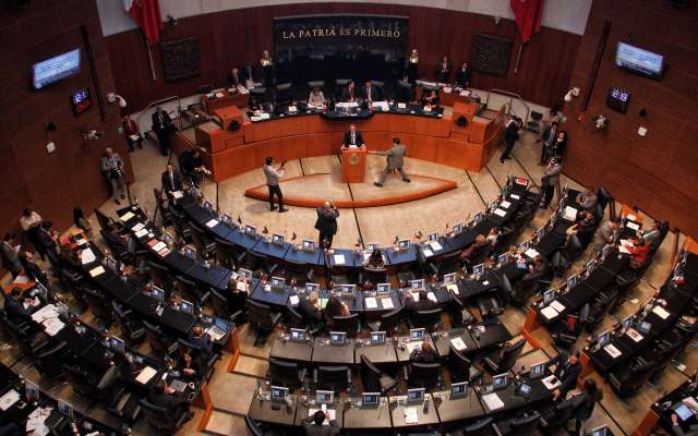 Aspecto de sesión Ordinaria en la Cámara de Senadores.
FOTO: ANDREA MURCIA /CUARTOSCURO.COM