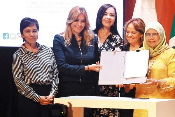 SIGNAN PACTO. Fue firmado el acuerdo entre México y la ONU. Foto: ENFOQUE