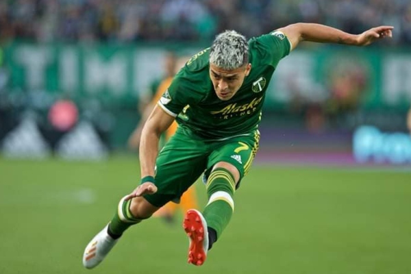 Brian Fernández, delantero del Necaxa. Foto: MLS
