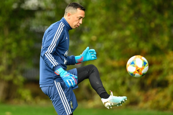 Agustín Marchesín será el titular con Argentina. AP