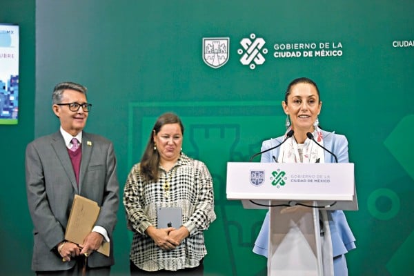 NO VA MÁS. La jefa de Gobierno señaló de corruptos a exfuncionarios de la Secretaría de Movilidad. Foto: Especial