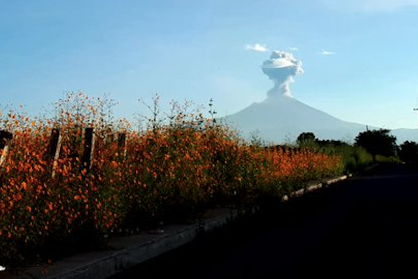 explosiones popocatepetl fumarolas actividad 9 octubre