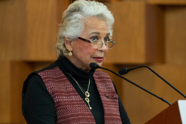 La titular de la Secretaría de Gobernación, Olga Sánchez Cordero. Foto: Especial.