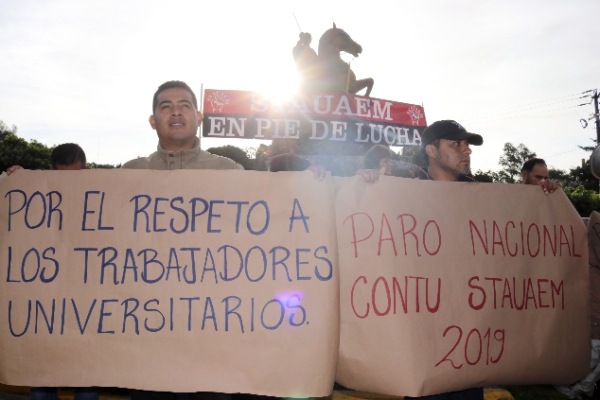 Las universidades de Nayarit, Zacatecas, Morelos, Tabasco, Oaxaca, Michoacán, Estado de México, Sinaloa y Chiapas, se fueron a paro. FOTO: MARGARITO PÉREZ RETANA