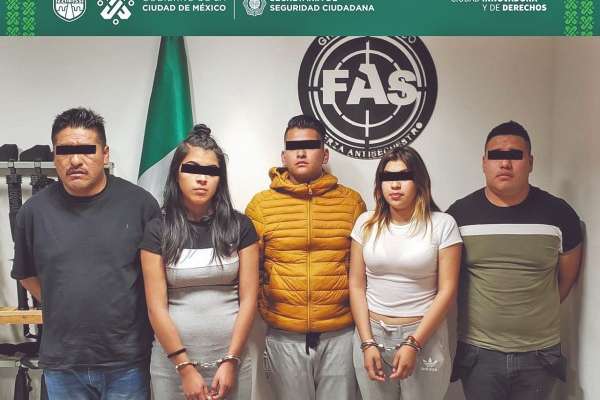 INTELIGENCIA. La organización se compone de seis integrantes, y ayer fueron capturados cinco. Foto: Especial
