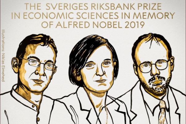 El premio Nobel de Economía de 2019. Foto: @NobelPrize