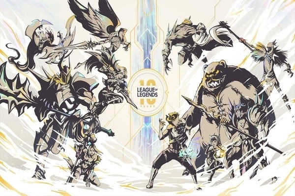 League of Legends celebra 10 años con nuevos lanzamientos.