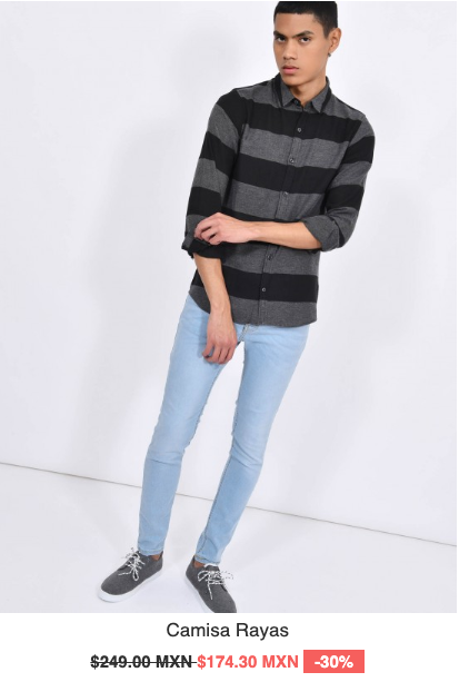 La camisa más cara de la tienda. Foto: captura de pantalla en Cuidado con el Perro.
