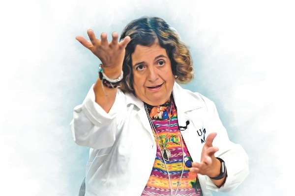 “Queremos que en Cuatro Ciénegas exista un instituto de biotecnología liderado por sus jóvenes” Valeria Souza, científica mexicana. Ilustración: Miguel Ulloa