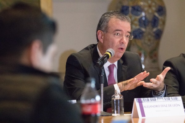 Alejandro Díaz de León gobernador del Banco de México. Foto: Cuartoscuro