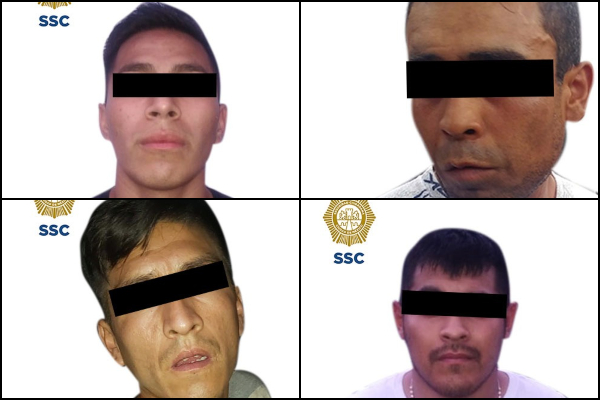 Los hombres fueron perseguidos por policías capitalinos; los detuvieron en Periférico. Foto: Especial