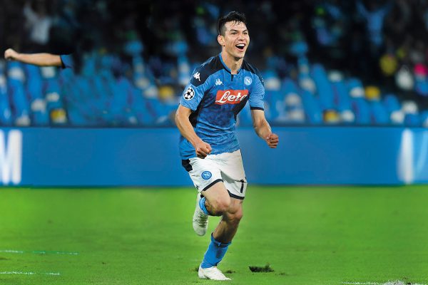CERTERO. Lozano marcó un gol parecido al que
le hizo a Alemania. Foto: AFP