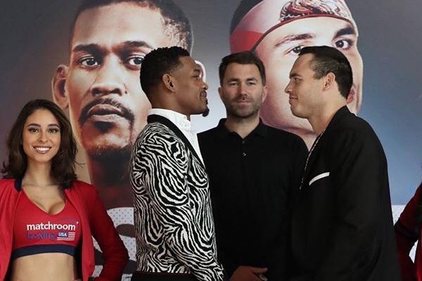 Marchroom Boxing confirmó la contienda a través de una conferencia de prensa y en presencia de su presidente, Eddie Hearn. El combate será en la categoría las 168 libras (Supermediano). Foto: Matchroom Boxing