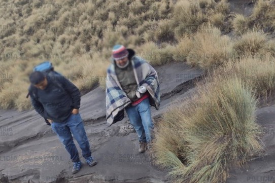 Rescatan a una persona extraviada en el volcán Popocatépetl - El Heraldo de México