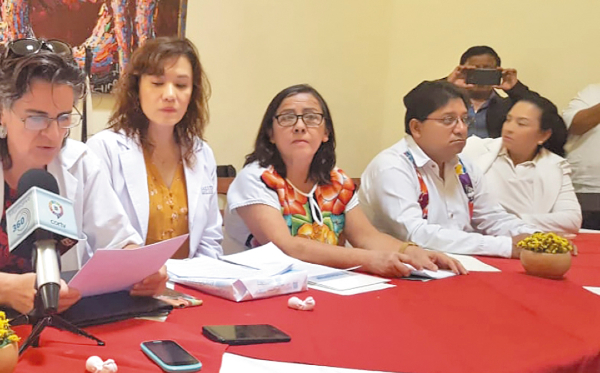 REBELIÓN MÉDICA. Los médicos argumentaron que el sistema de salud en la entidad vive claras deficiencias. Foto: Carina García