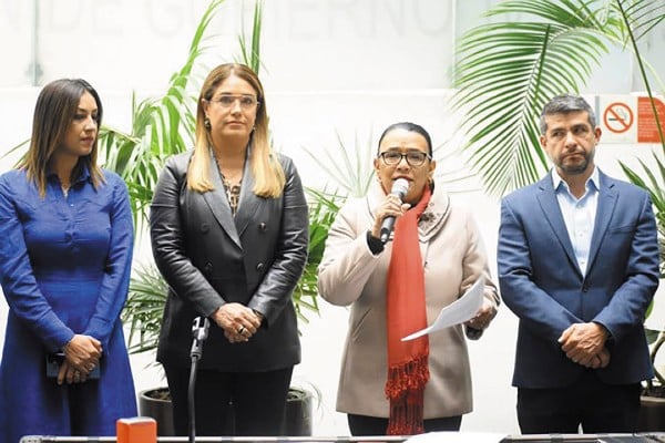 MEDIDA URGENTE. Rodríguez dijo que las
mujeres son prioridad. Foto: Especial