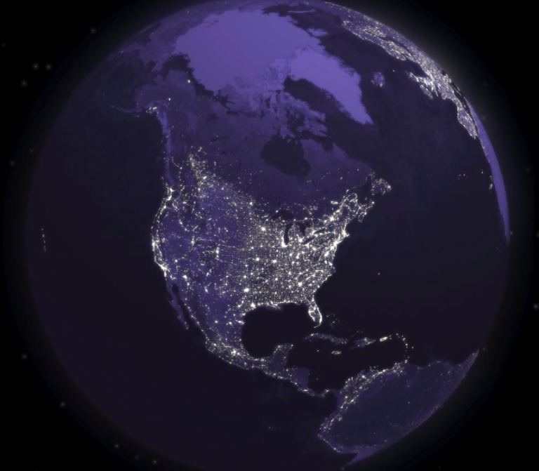 México desde el espacio. Foto: NASA