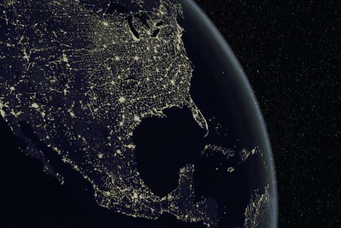 México desde el espacio. Foto: NASA