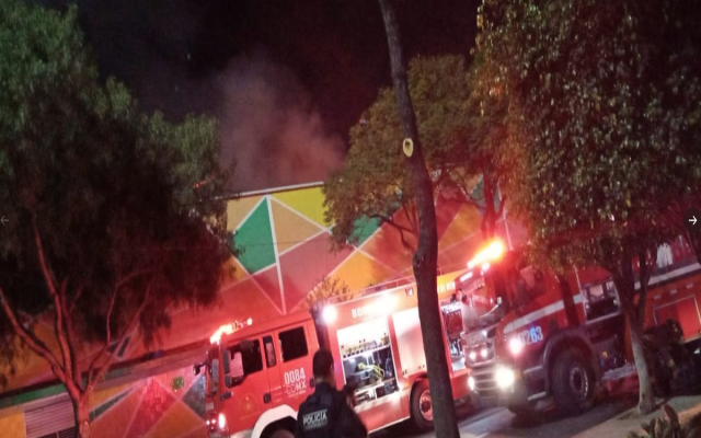 Incendio en el Mercado Morelos CDMX