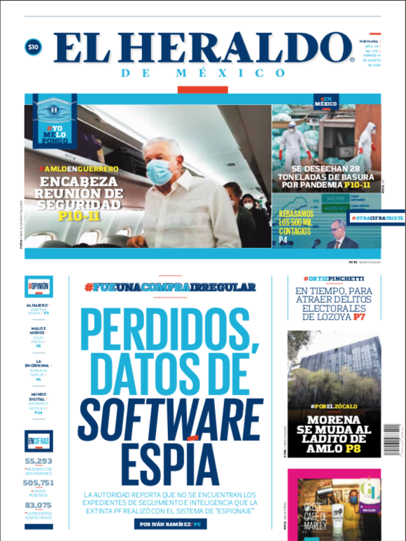 Portada 14 de agosto 2020