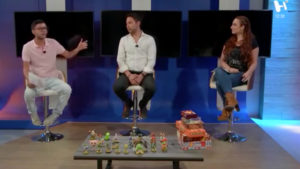 Armando Kassian, Montserrat Simó y Jonathan Padilla en estudio de Heek