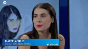 Marcela Viejo en estudio de Heraldo Magazine