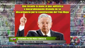 AMLO construcción Tren Maya